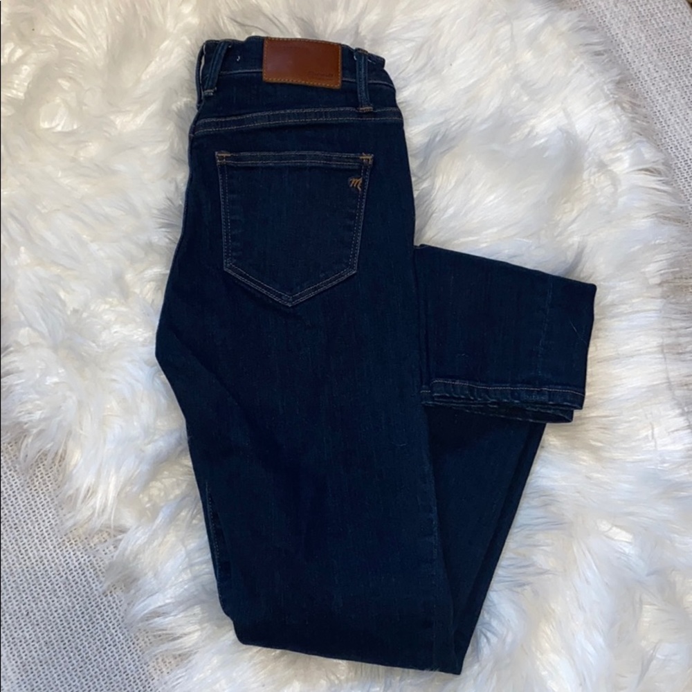 Madewell Dark-wash Skinny Jeans